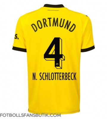 Borussia Dortmund Nico Schlotterbeck #4 Replika Hemmatröja 2023-24 Kortärmad